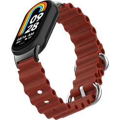 Ремешок Bingo Ocean для XIAOMI Mi Band 8 Бордовый