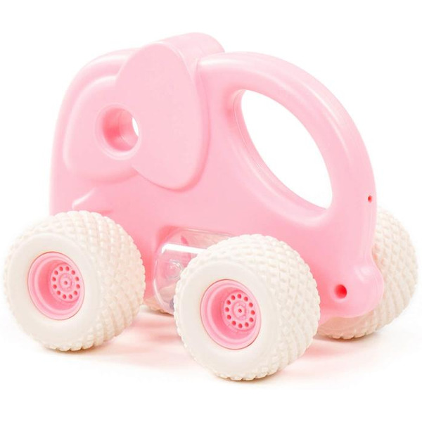 Погремушка Полесье Беби Грипкар Слоник 90256 (розовый)