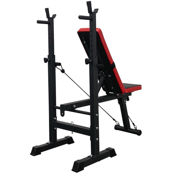 Скамья спортивная Calviano 1008 (red+black)