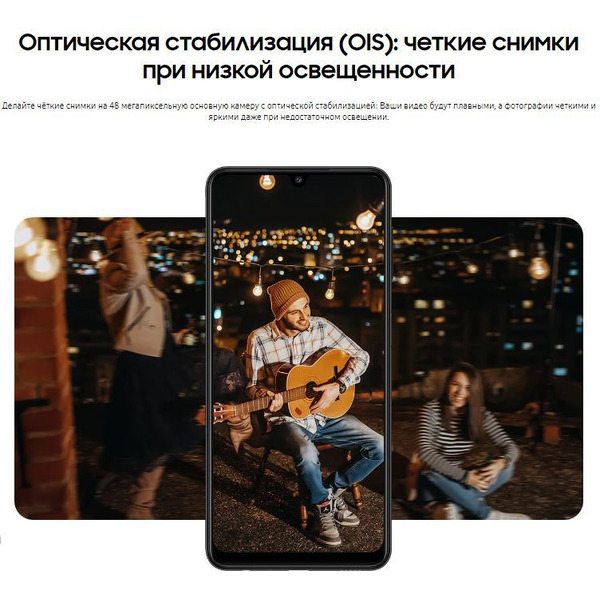 Смартфон SAMSUNG Galaxy A22 4GB/64GB (черный)