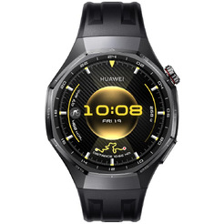 Смарт-часы HUAWEI Watch GT 6 Pro 46mm (ATM-B29) черный, с черным ремешком из фторэластомера