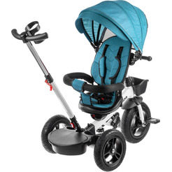 Трехколесный велосипед с ручкой NINO 6688 (зеленый)