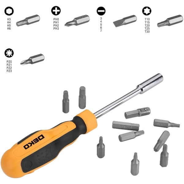 Набор инструментов для дома DEKO PRO DKMT62 (065-0213), 62 предмета