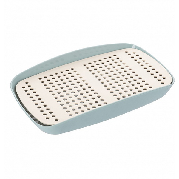 Подставка для кухонных инструментов Бытпласт Phibo 431238431 (светло-голубой)