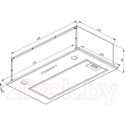 Вытяжка Akpo Micra Twin 60 wk-7 (черный)
