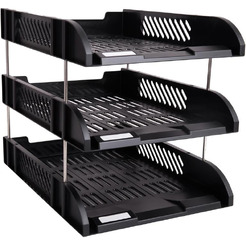 Лоток для бумаг DELI 9217BLACK