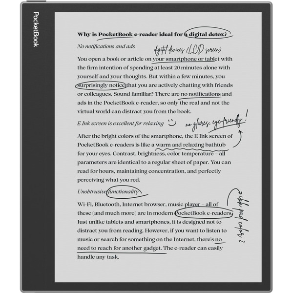 Электронная книга PocketBook 1042 InkPad Eo Туманно-серый (PB1042-M-CIS)