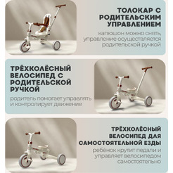 Детский велосипед Bubago Malanka BG 211-1 (бежевый)