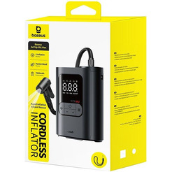 Автомобильный компрессор Baseus GoTrip VA1 Super Mini Cordless Inflator 22-Cylinder Cosmic Black C0119601