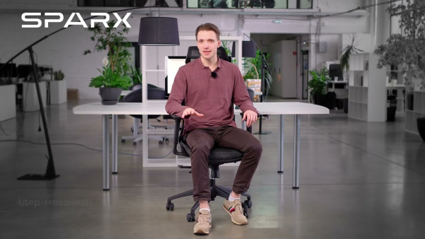 Офисное кресло SPARX FT-19 IT Black (черный)