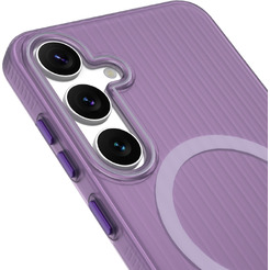 Задняя накладка CASE Translucent Strip Samsung Galaxy S24 Plus, фиолетовый