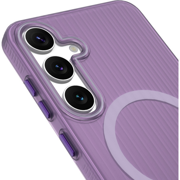 Задняя накладка CASE Translucent Strip Samsung Galaxy S24 Plus, фиолетовый