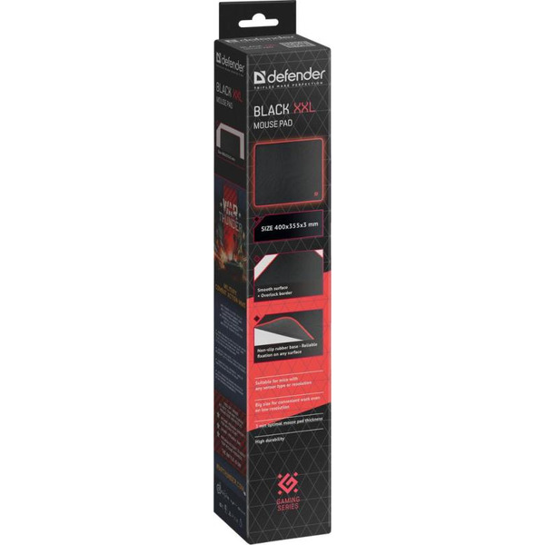 Игровой коврик Defender Black XXL (50559)