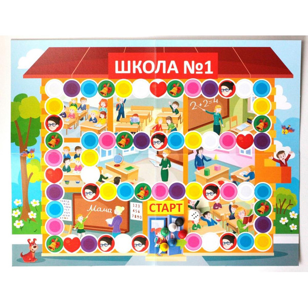 Настольная игра Десятое королевство Викторина первоклассника. Подготовка к школе