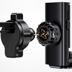 Автомобильный держатель USAMS US-ZJ058 Retractable Gravity ZJ058ZJ01 (черный)