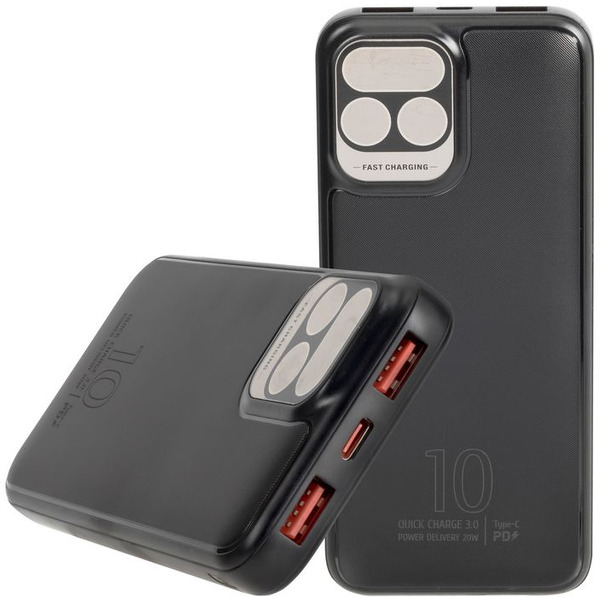 Внешний аккумулятор RIVACASE VA2511 (10 000mAh) Black