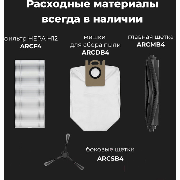 Робот-пылесос AENO RC4S