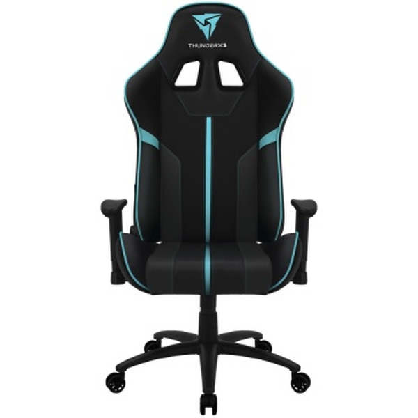 Кресло компьютерное THUNDERX3 BC3 Classic Black-Cyan AIR