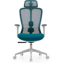 Офисное кресло SPARX FX-28-1 Fansil (White / Cyan)