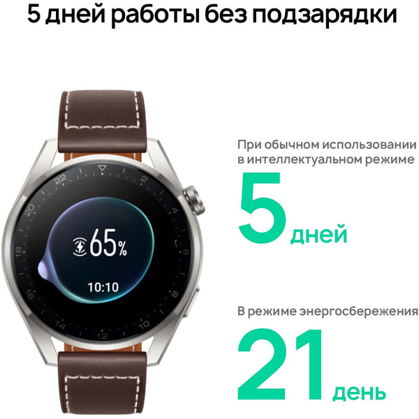 Смарт-часы HUAWEI Watch 3 Pro (GLL-AL01) Brown