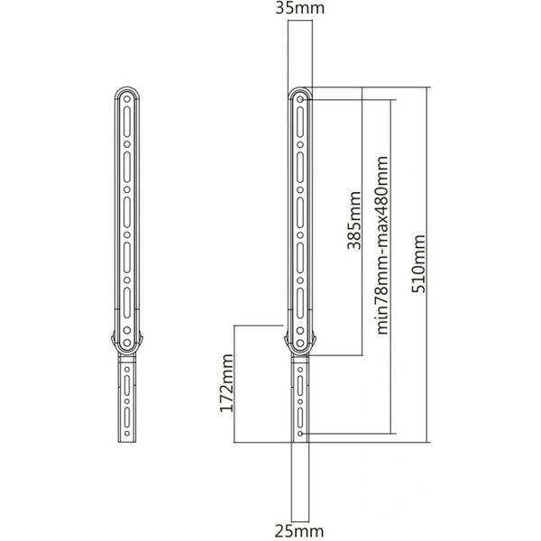 Кронштейн для саундбара MACLEAN MC-912