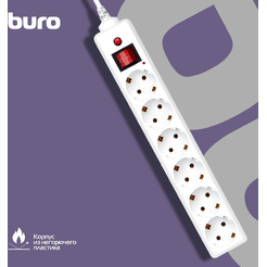 Сетевой фильтр Buro 600SH-16-1.8-W