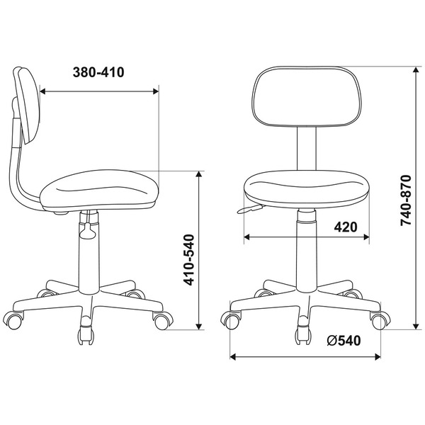 Компьютерное кресло Бюрократ CH-201NX-FlipFlop_P (розовый)
