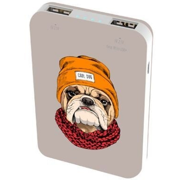 Портативное зарядное устройство Ritmix RPB-10007 (бульдог)