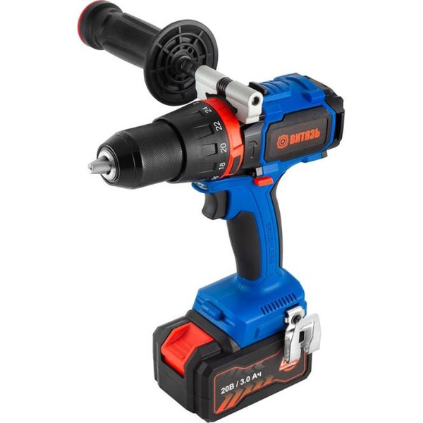 Дрель-шуруповерт Витязь ДА-424-2 (с 2-мя АКБ, кейс)