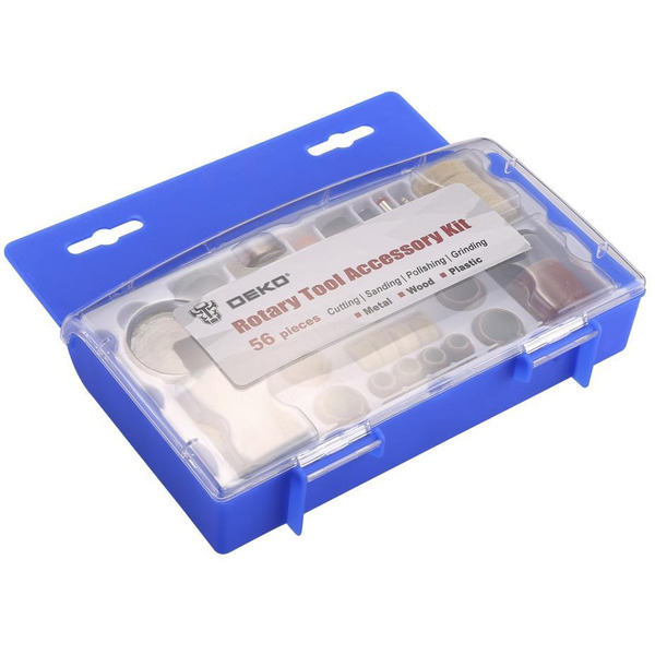 Набор насадок для гравера DEKO DH56 в кейсе (065-0784), 56 предметов
