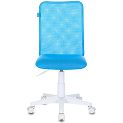Кресло детское Бюрократ KD-9/WH/TW-55 (голубой/белый, TW-31/TW-55)