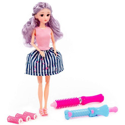 Кукла Полесье Ксюша у парикмахера + аксессуары (5 элементов) (в коробке №3) 2642