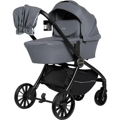 Детская универсальная коляска Farfello Baby Shell 2025 3в1 BBS-014 (серый)