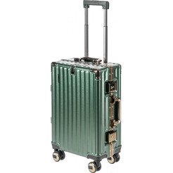 Чемодан DoubleW E087# (S, темно-зеленый)
