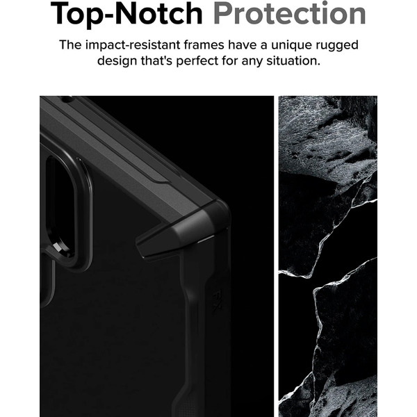 Чехол Ringke FUSION X для Galaxy S24 Ultra BLACK