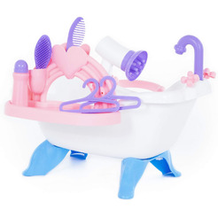 Ванночка для кукол Полесье №3 с аксессуарами 47267