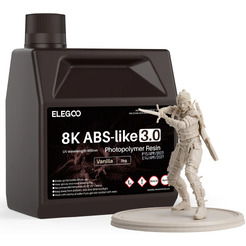 Фотополимерная смола ELEGOO 8K ABSlike V3.0 50.103.0395 (ваниль)