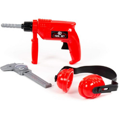 Набор инструментов игрушечных Полесье №23 91116 (дрель, наушники, штангенциркуль №2)