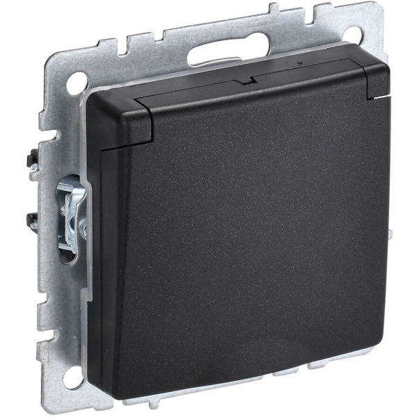 Розетка IEK Brite РСбш10-3-44-БрЧ