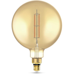 Лампа Gauss Filament G200 6W 890lm 2700К Е27 golden straight LED 154802118