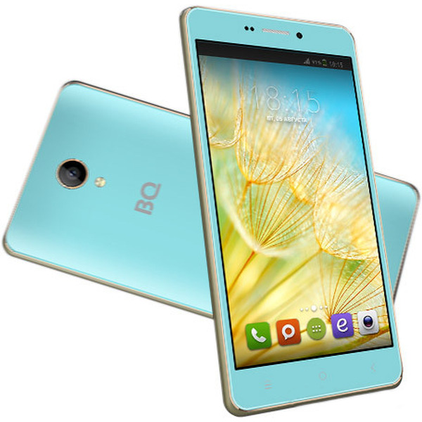 Смартфон BQ BQS-5515 Wide голубой (Tiffany Blue)