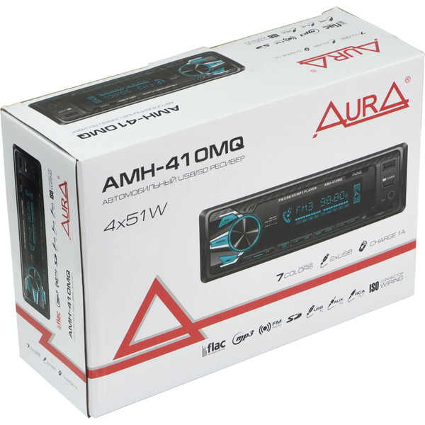 USB-магнитола Aura AMH-410MQ