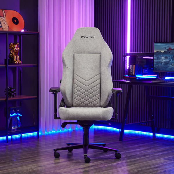 Игровое кресло EVOLUTION TITAN FABRIC Grey