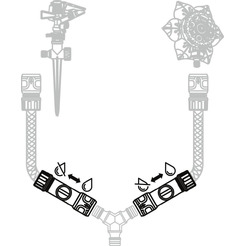 Муфта быстросъемная с регулятором напора STARTUL ST6013-11-1/2 (1/2"(5/8")