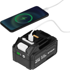 Аккумулятор STAVR SB 18-5-USB (18В/5 Ah)