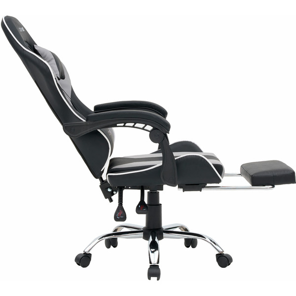Кресло компьютерное CROMEX Wave GM-145 (532956) черный/серый