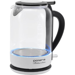 Электрочайник Polaris PWK 1753CGL (белый/черный)