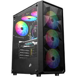 Корпус 1stPlayer FD3 FD3-BK-4F1 (черный)