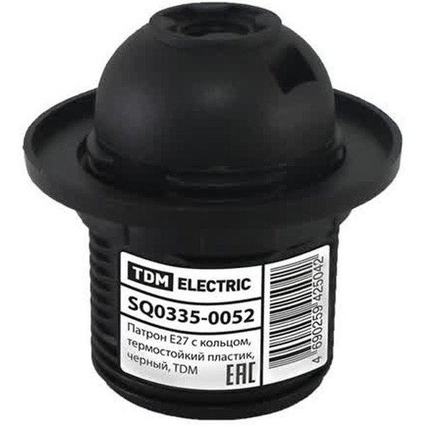 Патрон пластиковый с кольцом TDM ELECTRIC SQ0335-0052