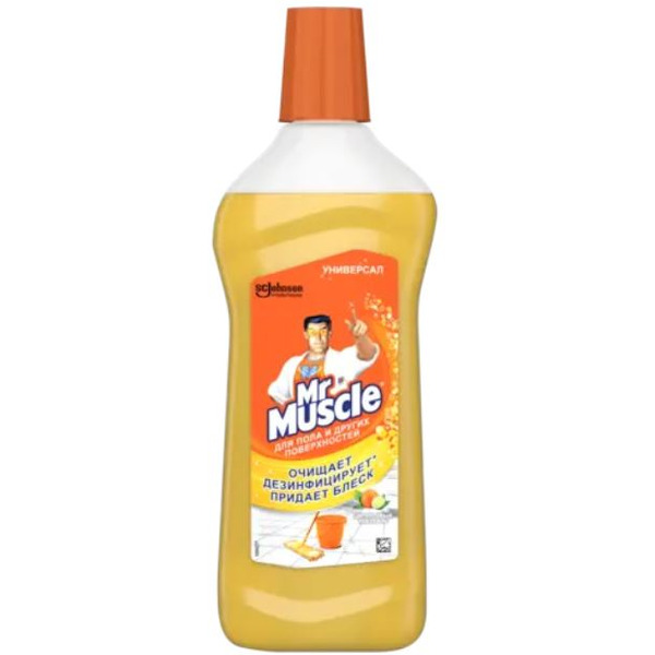 Средство для напольных покрытий Mr. Muscle Универсальный Цитрусовый Коктейль 0.5 л